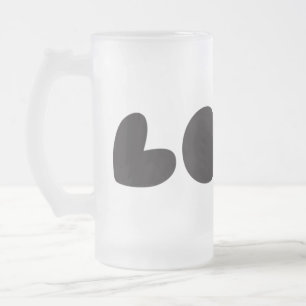 Taza De Cristal Esmerilado Mug - Aniversario Boda