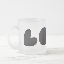 Taza De Cristal Esmerilado Mug - Aniversario Boda