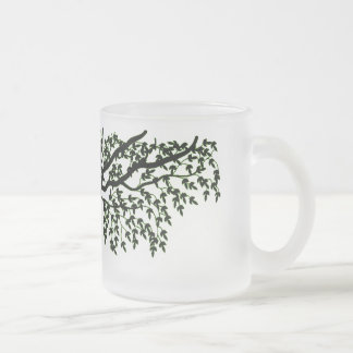 Taza De Cristal Esmerilado Mug - Árbol lloroso