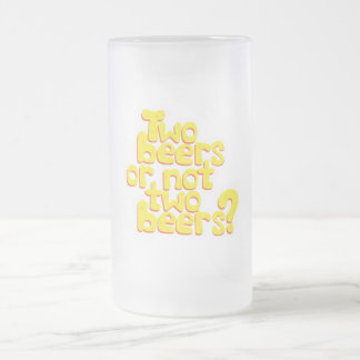 Taza De Cristal Esmerilado mug_beer