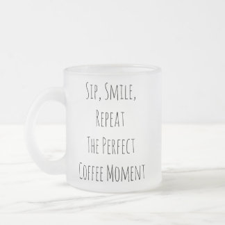 Taza De Cristal Esmerilado Mug cerámico transparente de 11 oz