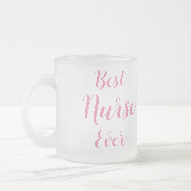 Taza De Cristal Esmerilado Mug clásico, 11 oz (Izquierda)