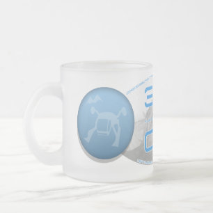 Taza De Cristal Esmerilado Mug club esquí equipo Official Mug