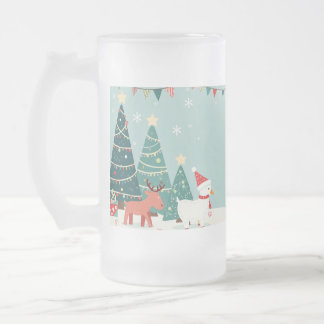 Taza De Cristal Esmerilado Mug conmemorativa de los navidades