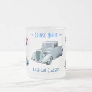 Taza De Cristal Esmerilado Mug CRUISE NOCHE (vidrio esmerilado)