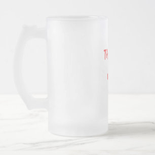 Taza De Cristal Esmerilado Mug de arte expresivo