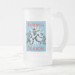 Taza De Cristal Esmerilado MUG de baseball-Frosted