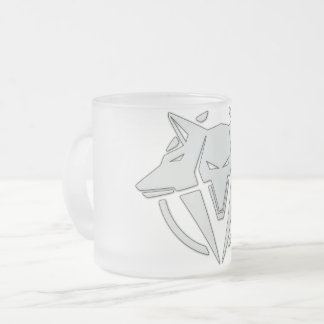 Taza De Cristal Esmerilado Mug de Cerb de vidrio escarchado