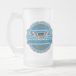 Taza De Cristal Esmerilado Mug de cerveza CAPFA