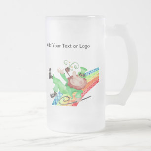 Taza De Cristal Esmerilado Mug de cerveza de bendición irlandesa - SRF
