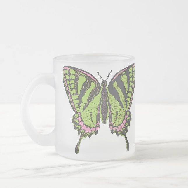 Taza De Cristal Esmerilado Mug. de cola cruda celta (Izquierda)