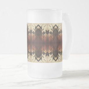 Taza De Cristal Esmerilado Mug. de colores de estilos clásicos
