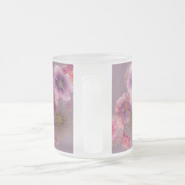 Taza De Cristal Esmerilado Mug de diseño (Mango)