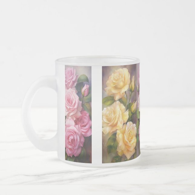 Taza De Cristal Esmerilado Mug de diseño (Izquierda)