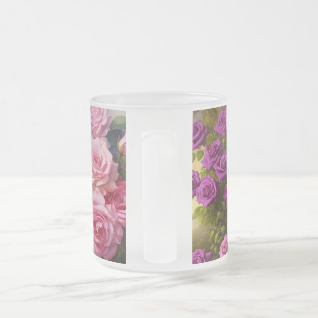 Taza De Cristal Esmerilado Mug de diseño (Mango)
