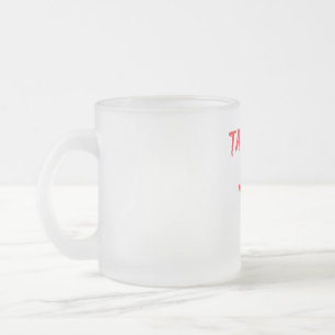 Taza De Cristal Esmerilado Mug de diseño creativo