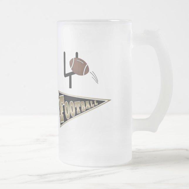 Taza De Cristal Esmerilado Mug de fútbol3 (Derecha)