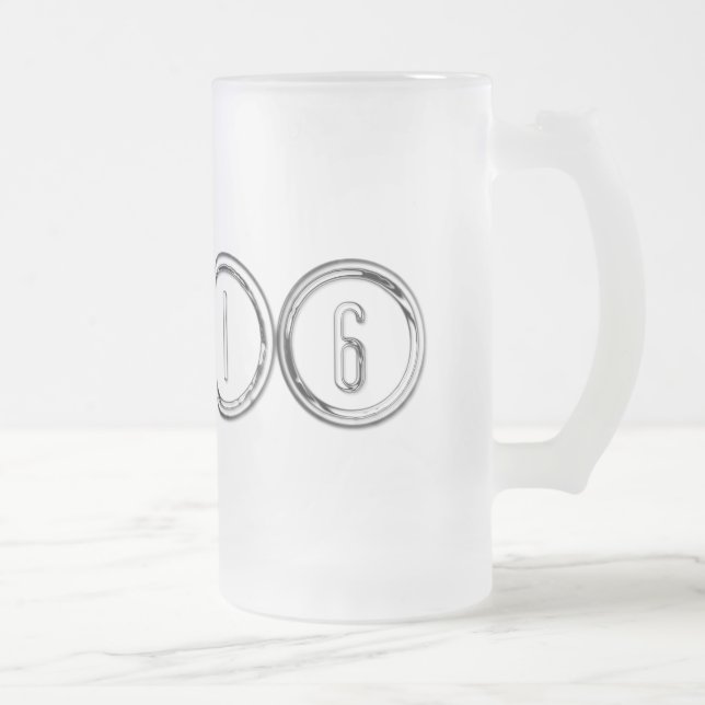 Taza De Cristal Esmerilado Mug de graduación cromado 2016 5 (Derecha)