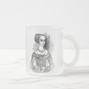 Taza De Cristal Esmerilado Mug de ropa isabelina