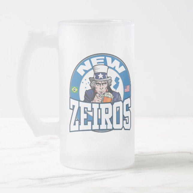 Taza De Cristal Esmerilado Mug de vidrio congelado de Nueva Zelanda (Izquierda)