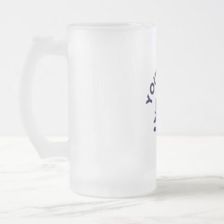 Taza De Cristal Esmerilado Mug de vidrio escarchado (16 oz)