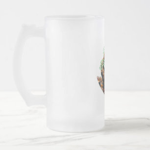 Taza De Cristal Esmerilado Mug de vidrio escarchado, 16 oz