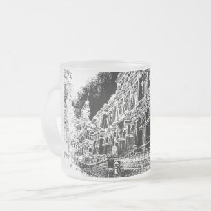 Taza De Cristal Esmerilado Mug de vidrio escarchado, 296 ml