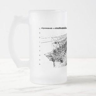 Taza De Cristal Esmerilado Mug de vidrio escarchado, 473 ml