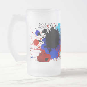 Taza De Cristal Esmerilado Mug de vidrio escarchado de 16 oz - Espoletas de c