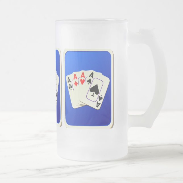 Taza De Cristal Esmerilado Mug de vidrio escarchado de cuatro años (Derecha)