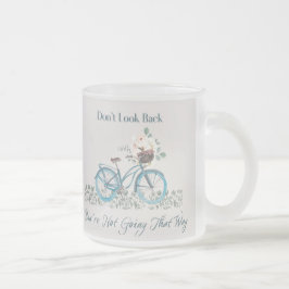 Taza De Cristal Esmerilado Mug de vidrio escarchado Inspirador