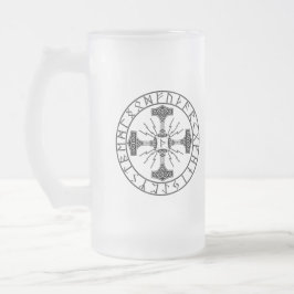 Taza De Cristal Esmerilado Mug de vidrio escarchado, Valhalla Oliver | Mjolln
