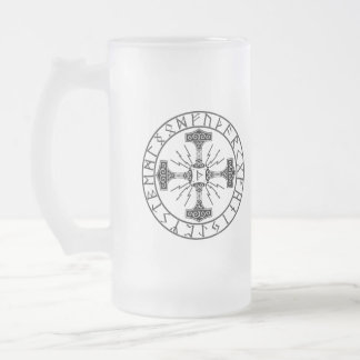 Taza De Cristal Esmerilado Mug de vidrio escarchado, Valhalla Oliver | Mjolln