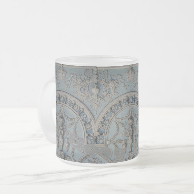 Taza De Cristal Esmerilado Mug de vidrio escarpado (Anverso izquierdo)