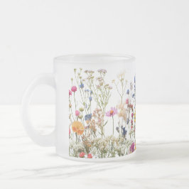 Taza De Cristal Esmerilado Mug de vidrio escarpado