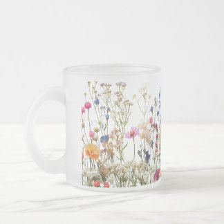 Taza De Cristal Esmerilado Mug de vidrio escarpado