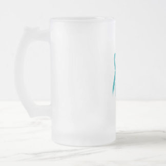 Taza De Cristal Esmerilado Mug de vidrio escarpado con diseño de rotación abs