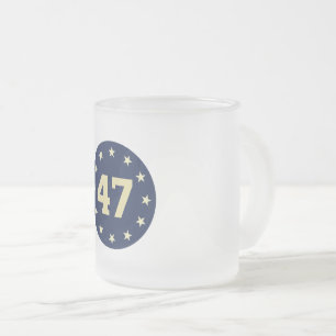 TAZA DE CRISTAL ESMERILADO MUG DE VIDRIO FROSTED 47