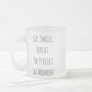 Taza De Cristal Esmerilado Mug de vidrio transparente de 10 oz