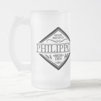 Taza De Cristal Esmerilado Mug. escarcha