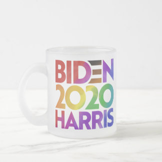 Taza De Cristal Esmerilado Mug escarcha escarcha Biden Harris 2020