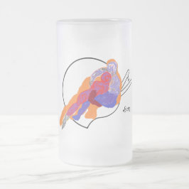 Taza De Cristal Esmerilado Mug escarcha: Ganando