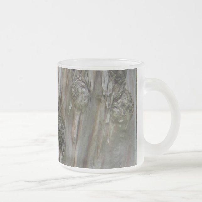 Taza De Cristal Esmerilado Mug - Eucalyptus Bark (Derecha)
