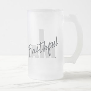 Taza De Cristal Esmerilado Mug fiel de IAM