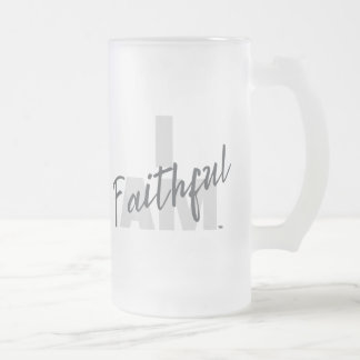 Taza De Cristal Esmerilado Mug fiel de IAM