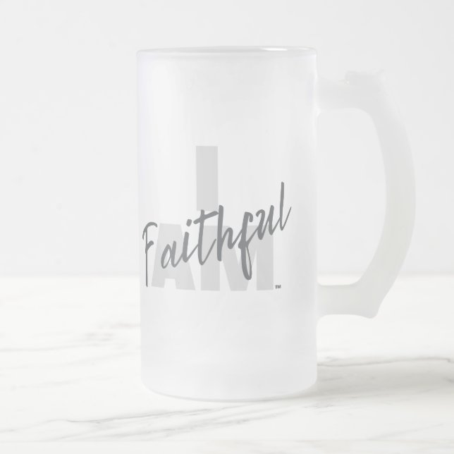 Taza De Cristal Esmerilado Mug fiel de IAM (Derecha)