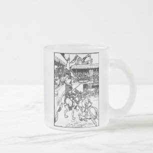 Taza De Cristal Esmerilado Mug Frost Knights