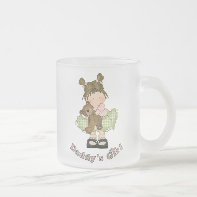 Taza De Cristal Esmerilado Mug Frosted, Chica de papá (Derecha)