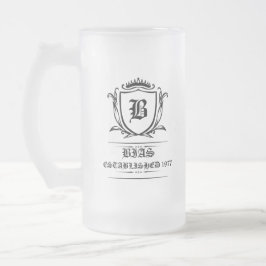 Taza De Cristal Esmerilado Mug Frosty Personalizada