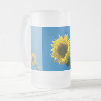 Taza De Cristal Esmerilado Mug - Girasol